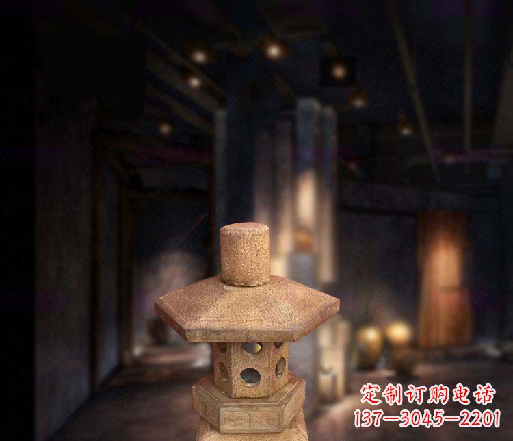 宜宾仿古石灯公园石雕