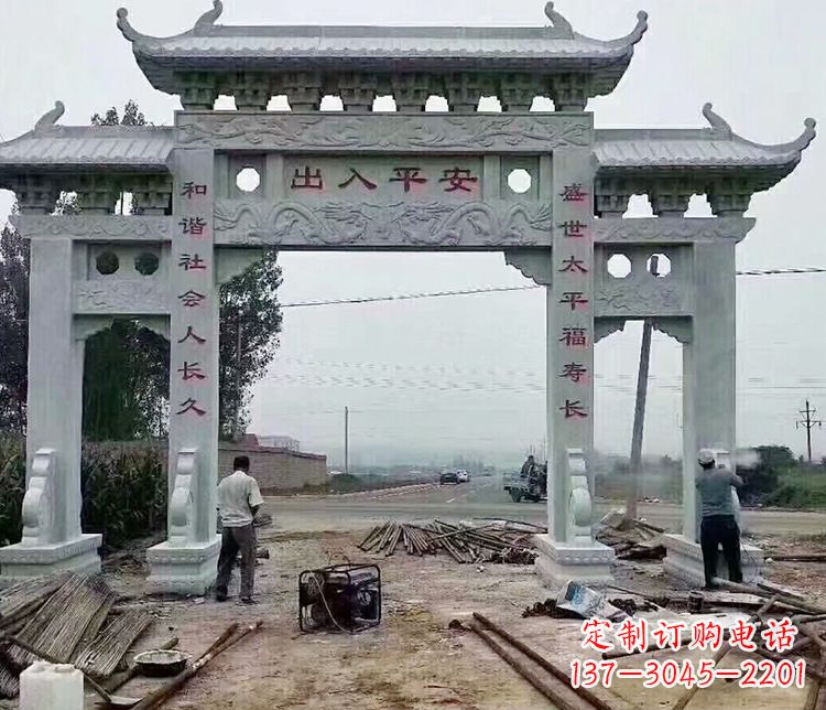 宜宾仿古石牌坊石雕