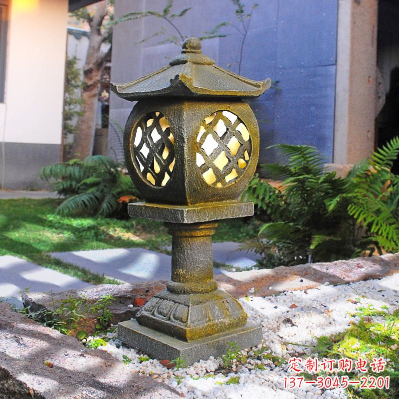 宜宾仿古庭院石雕灯笼,精美雕刻点亮家园