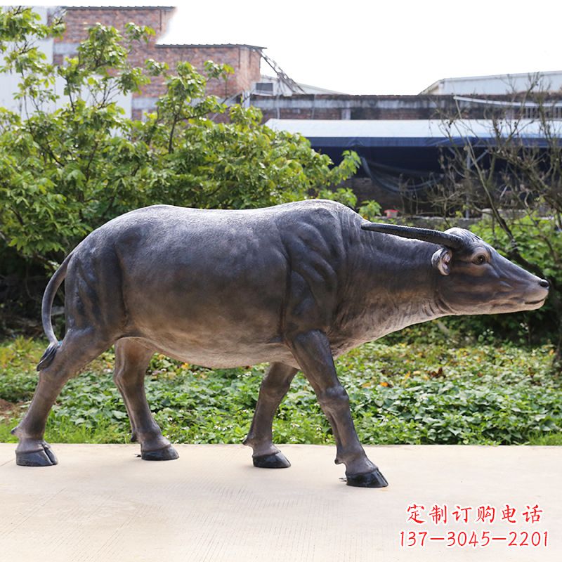 宜宾仿真水牛雕塑 (3)