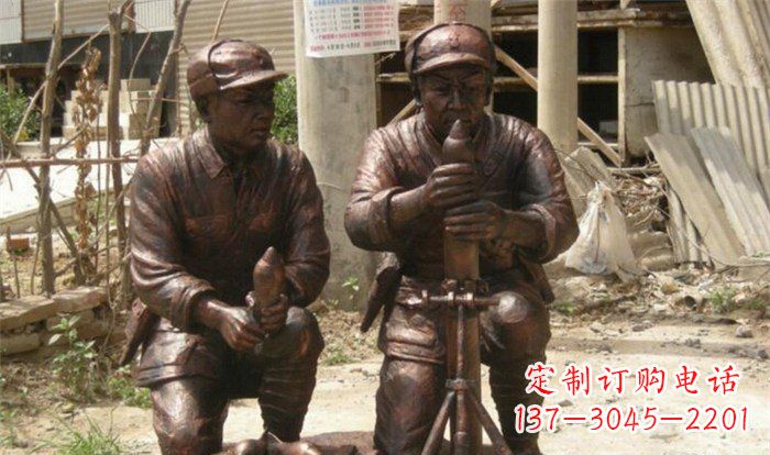 宜宾英勇勇士铜雕