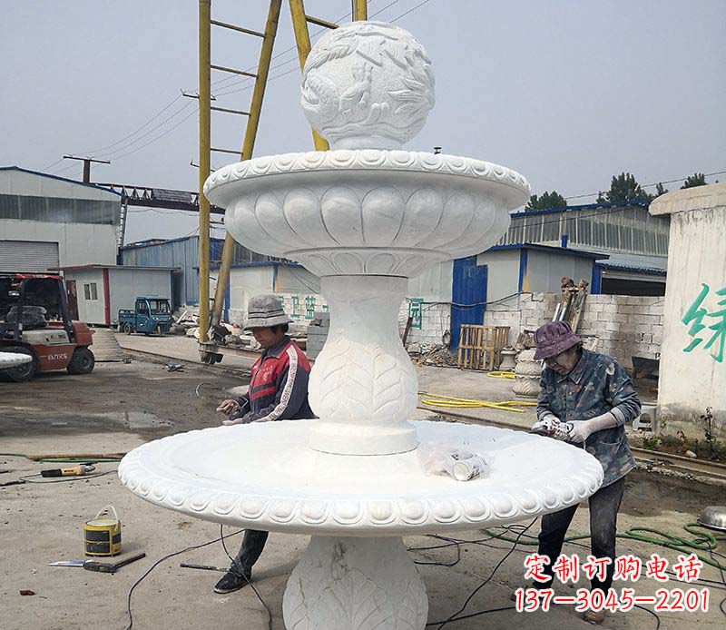 宜宾风水球喷泉石雕塑