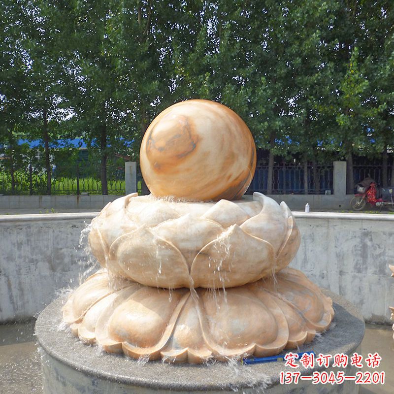 宜宾高档石制风水球雕塑让您的空间充满风水之力