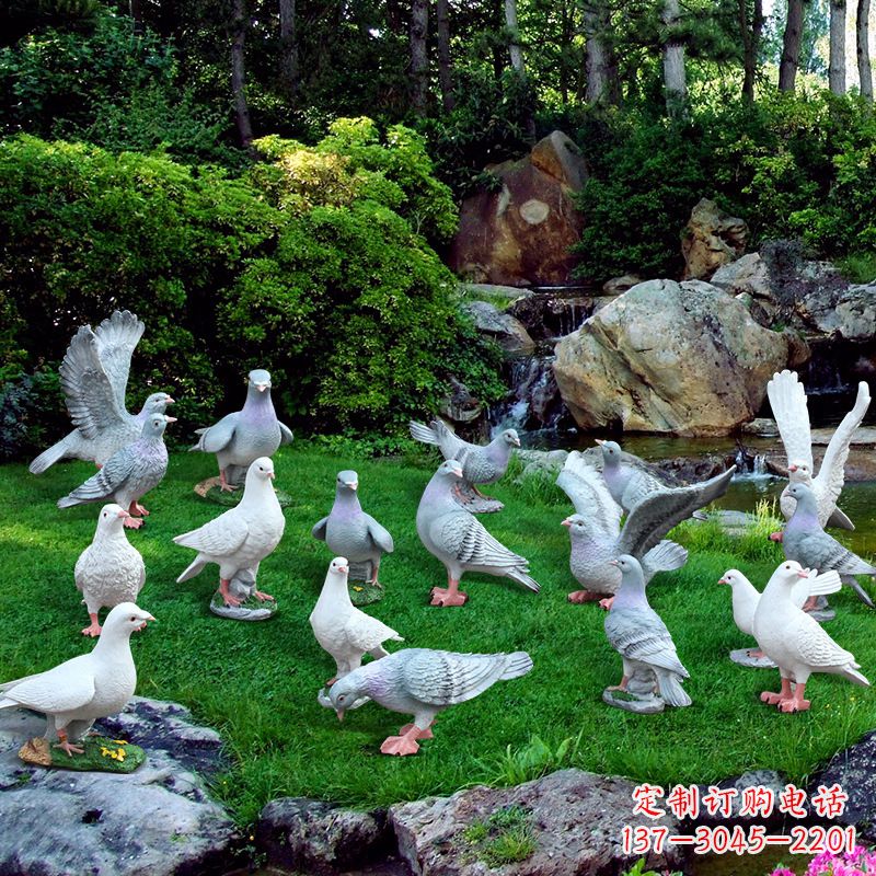 宜宾精致鸽子不锈钢雕塑