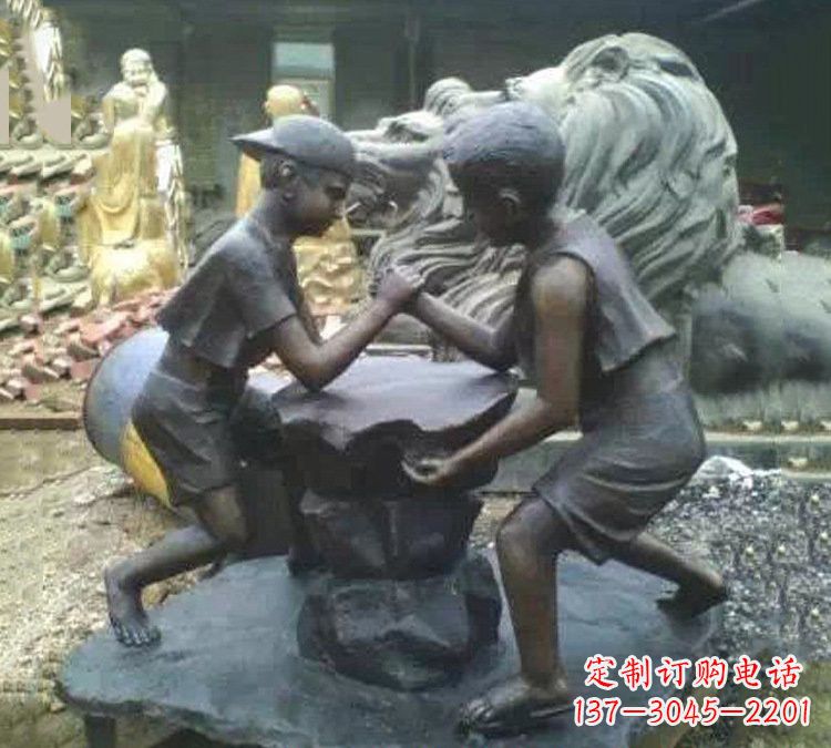宜宾非凡童趣,精致儿童铜雕