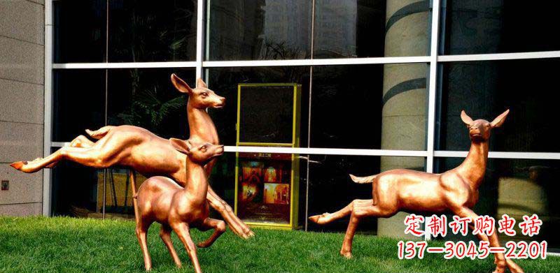 宜宾新样式风格小鹿铜雕