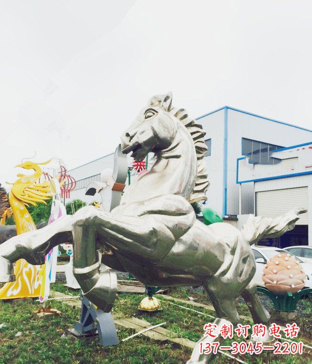 宜宾产品名称优雅的不锈钢雕塑——奔马