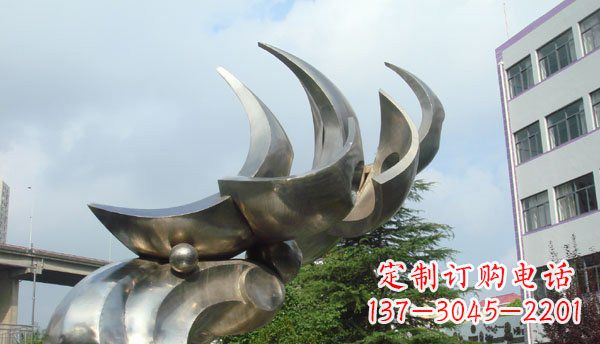宜宾中领雕塑出品不锈钢海鸥雕塑