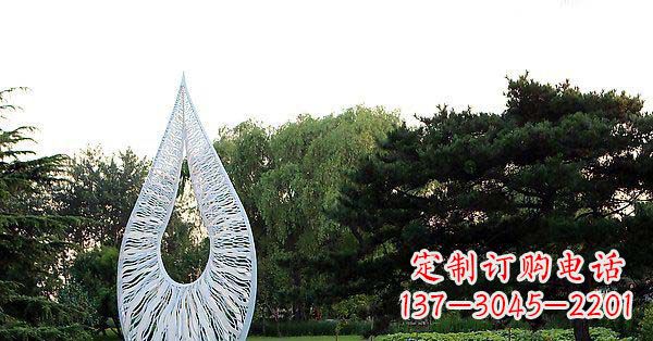宜宾精美水滴不锈钢雕塑