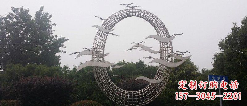 宜宾抒情海鸥雕塑