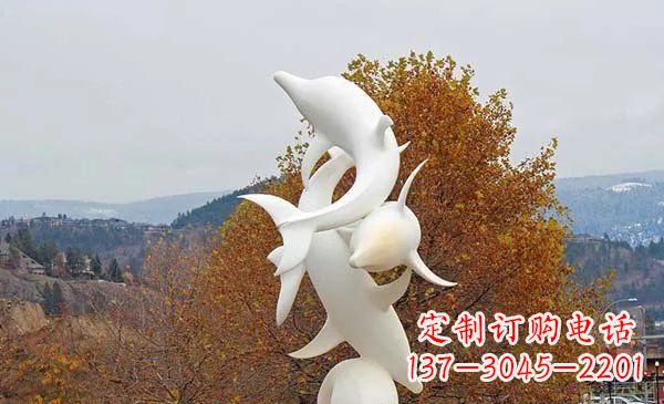 宜宾山东中领雕塑海豚雕塑让自然之美悠然而生