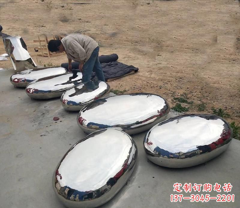 宜宾中领雕塑水滴形艺术雕塑