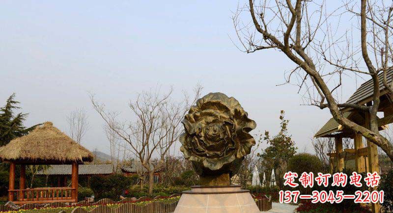 宜宾公园大白菜景观铜雕