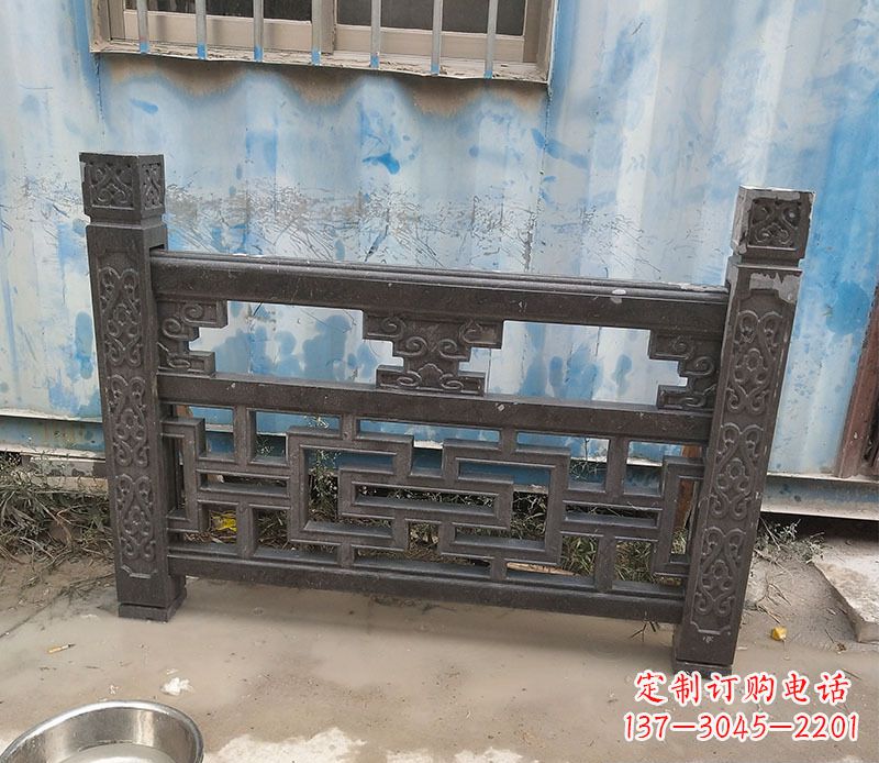 宜宾公园大理石栏板石雕 (8)