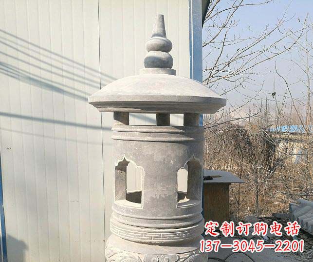 宜宾公园大理石小型石灯