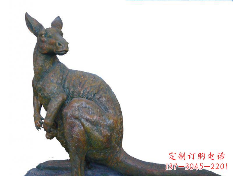 宜宾精致工艺铜袋鼠雕塑