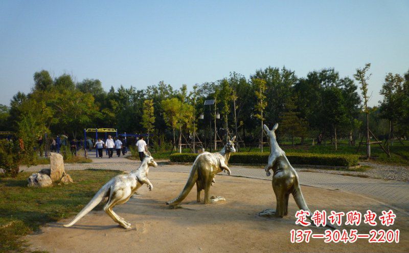 宜宾高质量袋鼠铜雕