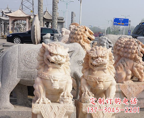宜宾中领雕塑狮子石雕,传承经典,赋予新生