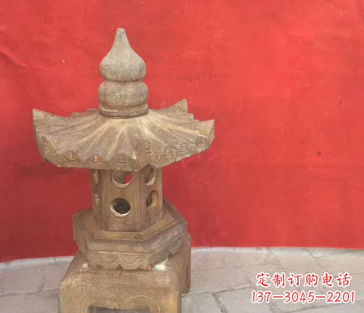 宜宾公园仿古石灯石雕