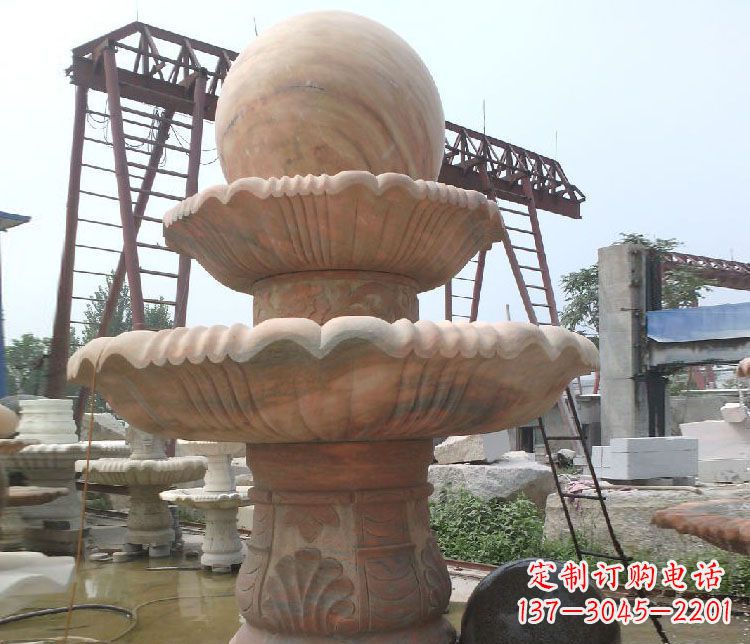 宜宾绚丽多彩的风水球雕塑
