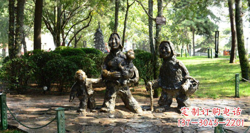 宜宾中领雕塑 小孩铜雕定制
