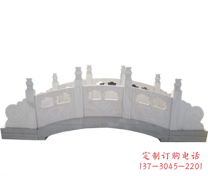 宜宾精美汉白玉石拱桥雕塑