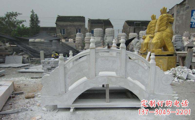 宜宾精美的大理石拱桥雕塑