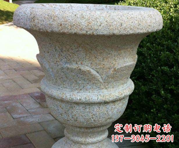 宜宾大理石花盆石雕,为您的景观添色彩