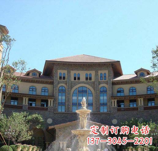 宜宾定制欧式古典喷泉大理石雕塑