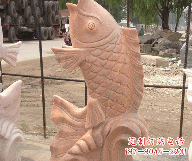 宜宾红石喷泉雕塑,点亮公园景观