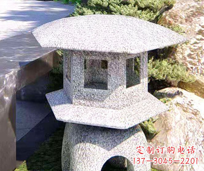 宜宾石头雕塑灯——点亮公园之美