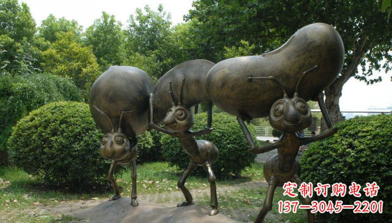 宜宾精美蚂蚁铜雕塑