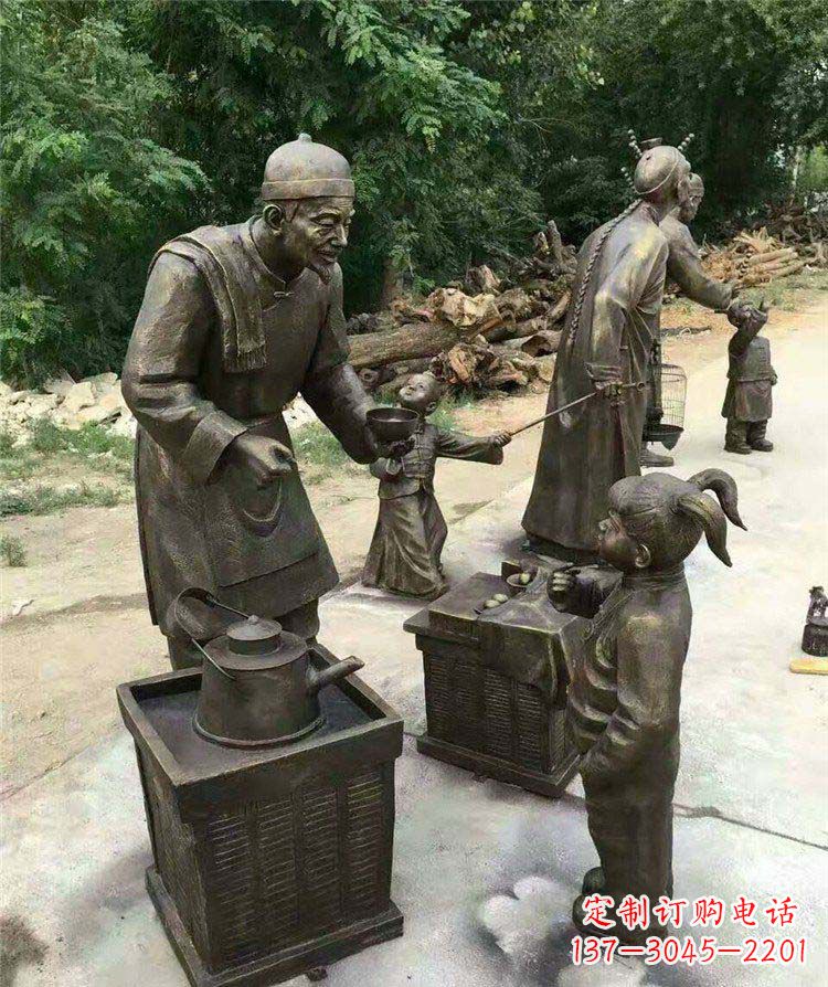 宜宾精美可爱的小女孩铜雕