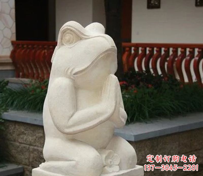 宜宾中领雕塑精美绝伦的青蛙石雕