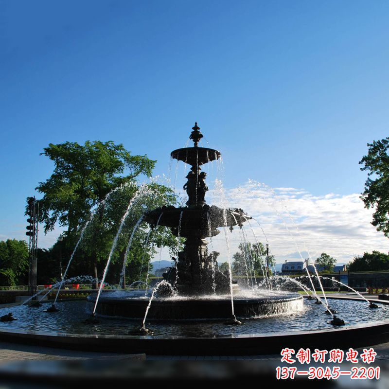 宜宾公园石雕喷泉水景雕塑