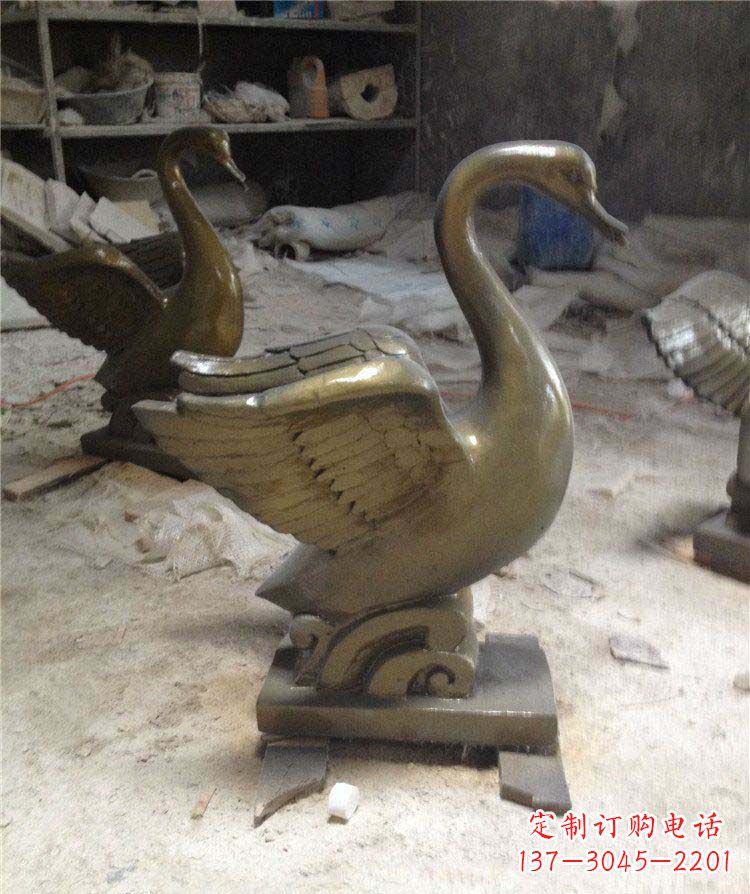 宜宾中领雕塑 | 精美天鹅雕塑