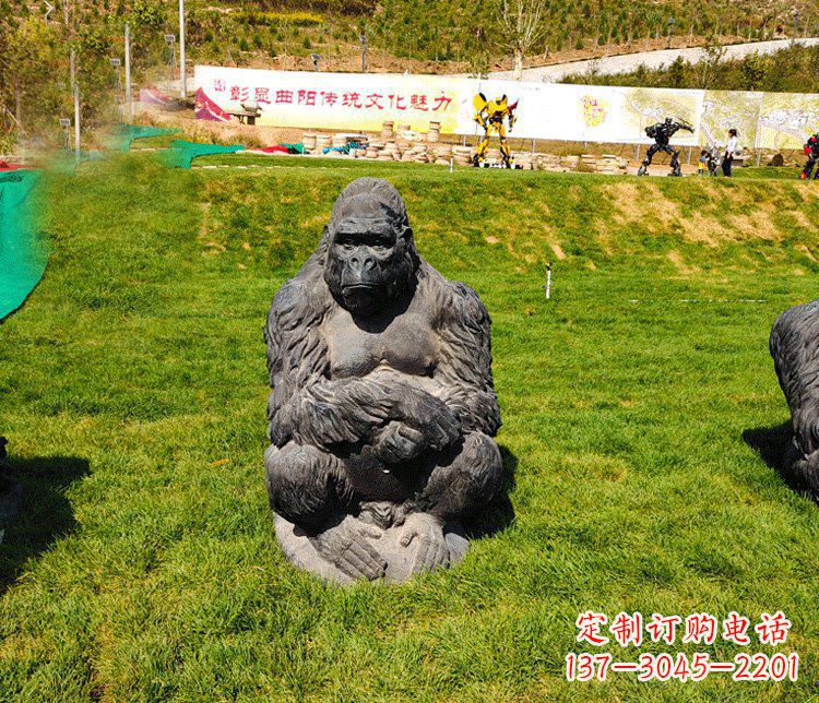 宜宾高端铜制巨型大猩猩雕塑