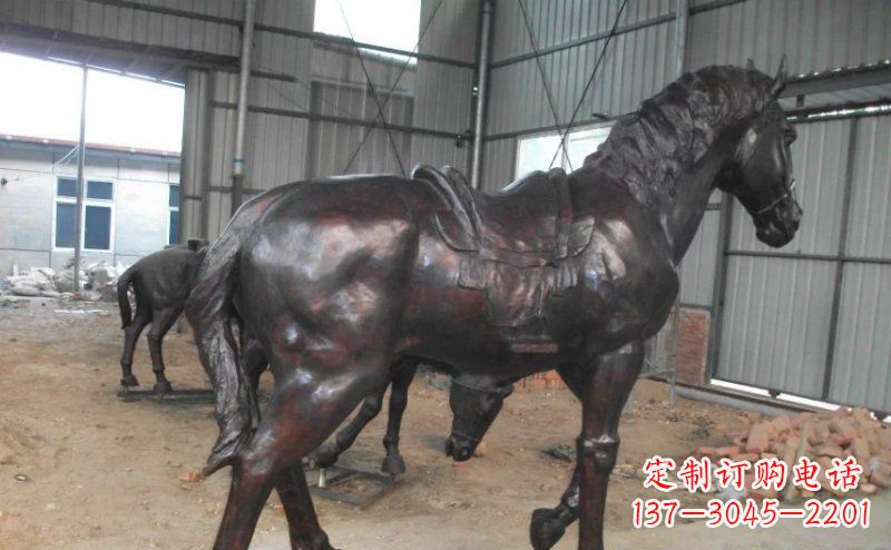 宜宾公园铜马动物铜雕