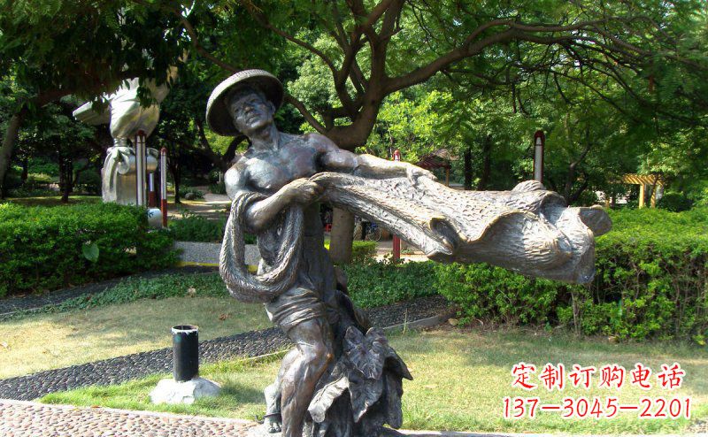 宜宾渔民铜雕—— 带您体验渔夫传统文化
