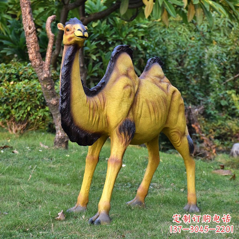 宜宾骆驼雕塑精美而有趣的定制装饰品