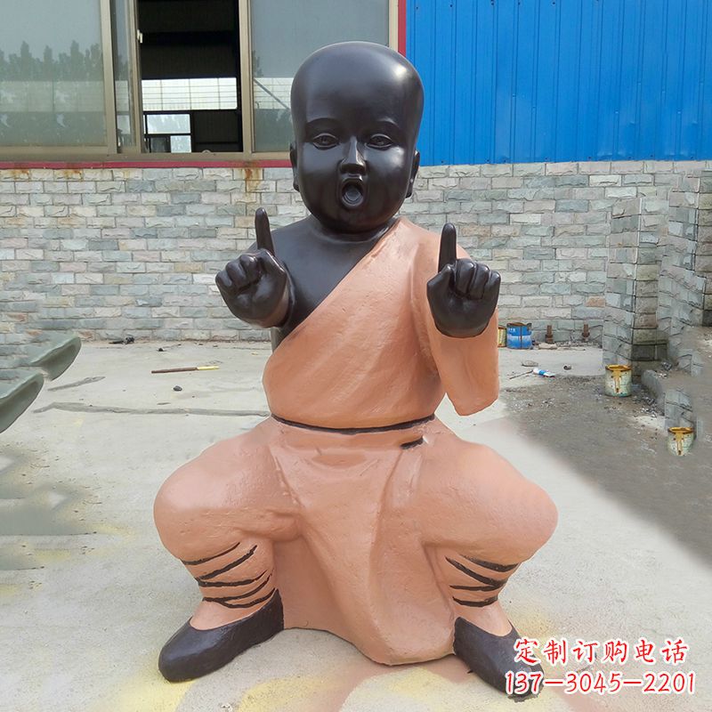 宜宾铜雕功夫小和尚
