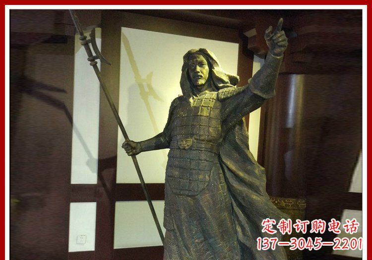 宜宾传神的古代名人雕塑