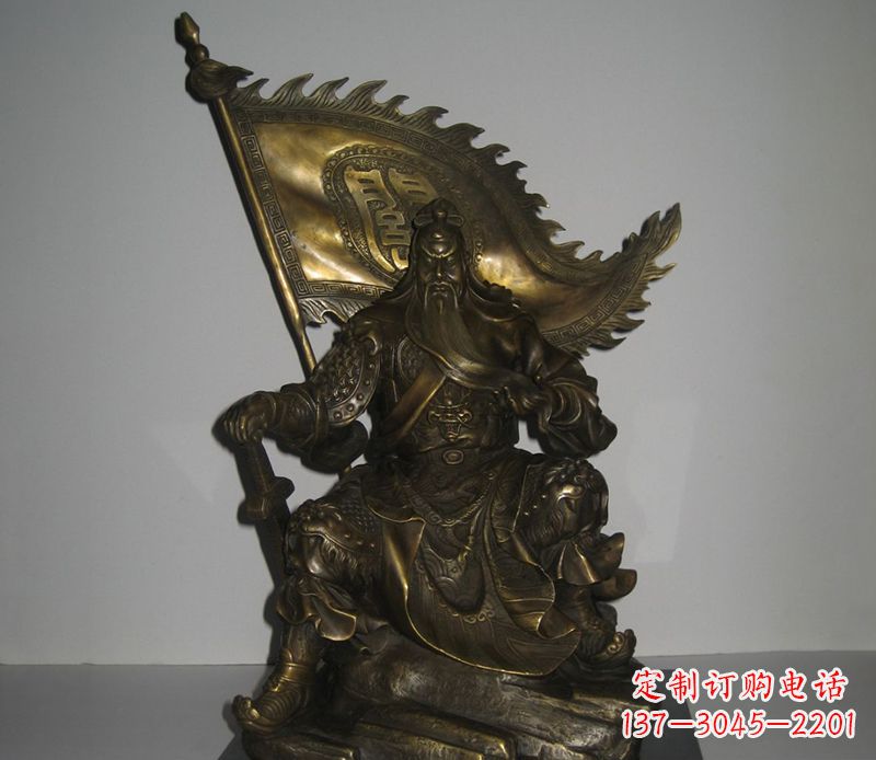 宜宾经典传承|古代名人关公铜雕