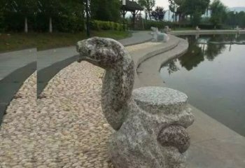 宜宾中领雕塑-十二生肖蛇石雕