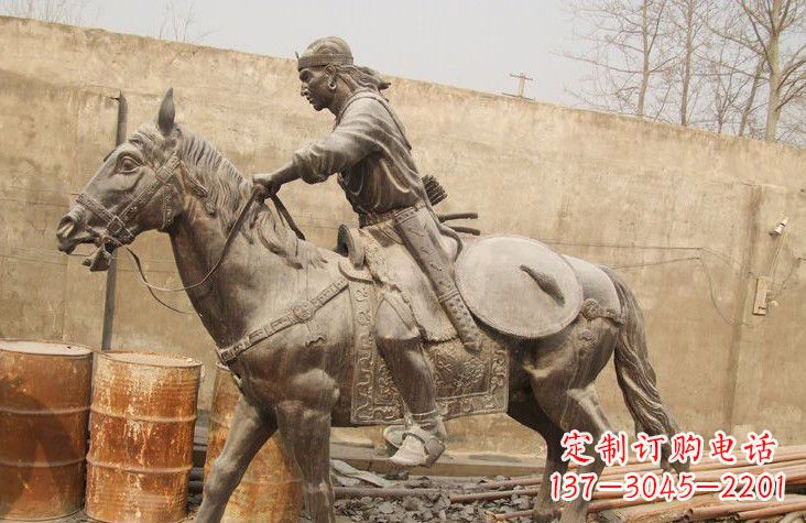 宜宾古代战马铜雕塑,为您定制灵动雄壮的艺术品
