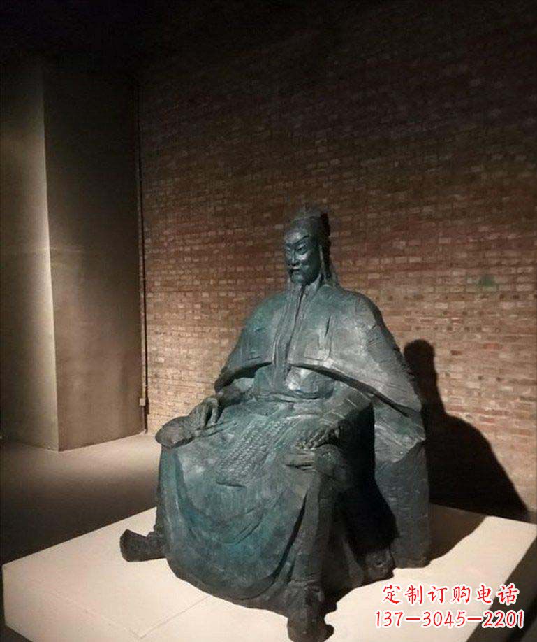 宜宾关公古代名人铜雕