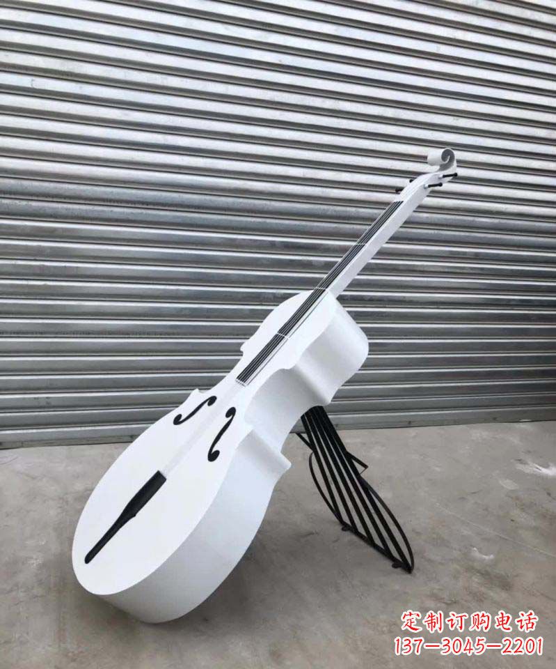 宜宾精致不锈钢大提琴雕塑