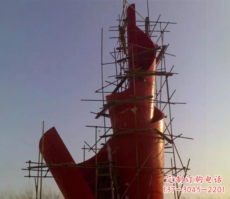 宜宾广场不锈钢火炬景观雕塑