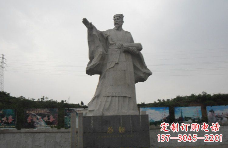 宜宾高级大理石商鞅雕塑,传承古老文化