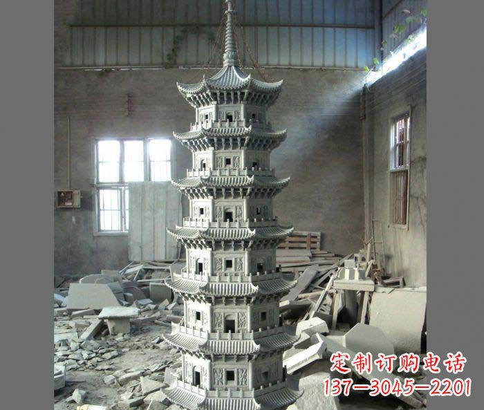 宜宾多层宝塔石雕,让您的景观更加出彩